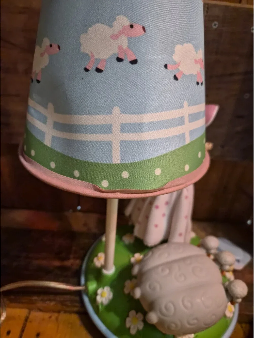 Disney Toy Story Bo Peep Table Lamp with Sheep Shade, 2019 Broken Needs Repairs